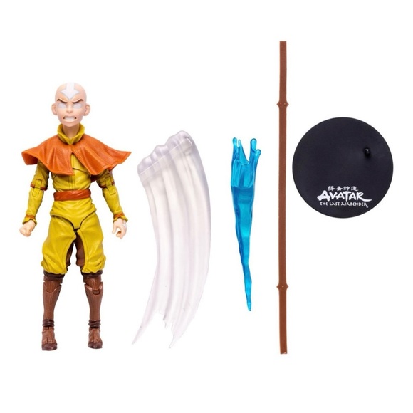 Avatar: The Last Airbender Aang Avatar State Gold Label 7-Inch Action Figure - Picture 8 of 11